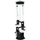 Nature's Way 2.1 qt Plastic Tube Bird Feeder, Pack of 4
