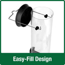 Nature's Way 2.1 qt Plastic Tube Bird Feeder, Pack of 4