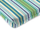 Jordan Manufacturing Multicolored Stripe Polyester Seat Cushion 2 in. H X 17 in. W X 19 in. L, Pack of 5