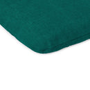 Jordan Manufacturing Teal Polyester Chair Cushion 3 in. H X 15 in. W X 18 in. L, Pack of 12
