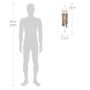 Exhart Assorted Metal/Wood 28 in. H Wind Chime, Pack of 3