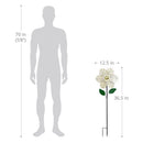 Exhart Assorted Metal 12 in. H Monstera Outdoor Garden Stake, Pack of 12