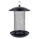 Nature's Way 2.75 qt Metal Mesh Midnight Tube Bird Feeder, Pack of 4