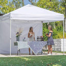 Crown Shade 150D Polyester Pop-Up Tent Sidewall 7 ft. H X 10 ft. W, Pack of 4