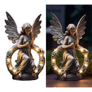 Alpine Polyresin Multi-color 14 in. Statuary