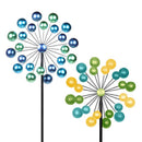 Exhart Multicolored Metal 47 in. H Double Bubble Windmill Stake, Pack of 12