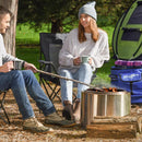 QuikChair Assorted Camping Folding Chair, Pack of 6