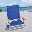 Rio Brands 5-Position Assorted Beach Chair, Pack of 4