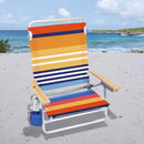 Rio Brands 5-Position Assorted Beach Chair, Pack of 4