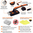 Q-Swiper Steam Clean Grill Cleaning Kit 6 pc, Pack of 6