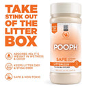 Pooph Cat Powder Kitty Litter Odor Eliminator 12 oz