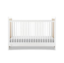 4-in-1 Convertible Crib - Bianca White/Natural