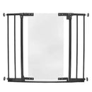 Clear Walk-Thru Baby Gate - Adjustable Metal Safety Gate