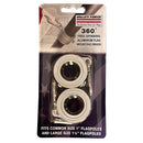 Valley Forge 1 in. L Aluminum Flag Mounting Rings Brushed