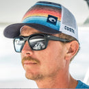 Costa Baja Stripe Trucker Hat Blue One Size Fits All
