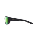Maui Jim Local Kine Men's Black/Tran Green/Lt Trans Grey Frame Maui Green Lens Polarized Sunglasses