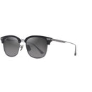 Maui Jim Kalaunu AF Unisex Shiny Black w/Dark Silver Frame Neutral Grey Lens Polarized Sunglasses