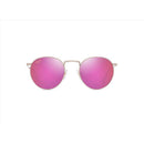 Maui Jim Pukaua Unisex Shiny Light Gold with Pink & Yellow Frame Maui Sunrise Lens Polarized Sunglas