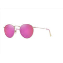 Maui Jim Pukaua Unisex Shiny Light Gold with Pink & Yellow Frame Maui Sunrise Lens Polarized Sunglas