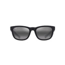 Maui Jim Kapii Unisex Matte Black Frame Neutral Gray Lens Polarized Sunglasses