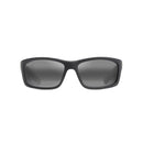 Maui Jim Kanaio Coast Unisex Matte Soft Black/White/Blue Frame Neutral Grey Lens Polarized Sunglasse
