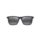 Maui Jim One Way Unisex Gray Stripe Frame Neutral Gray Lens Polarized Sunglasses