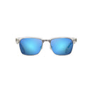 Maui Jim Kawika Unisex Crystal Frame Blue Hawaii Lens Polarized Sunglasses
