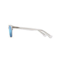 Maui Jim Kawika Unisex Crystal Frame Blue Hawaii Lens Polarized Sunglasses