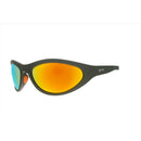 goodr BUG - Grass Stain Hall of Fame Unisex Green Frame Orange Lens Polarized Sunglasses