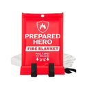Prepared Hero Fire Blanket For Household, Pack of 7