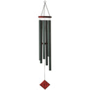 Woodstock Chimes Green Aluminum/Wood 54 in. Wind Chime