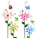 Exhart Assorted Metal 50 in. H Yard Stake Set, Pack of 12
