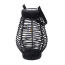 Exhart Black Plastic 14 in. H Lantern