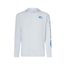 Costa XXL Long Sleeve Men's Hooded Arctic Blue Technical Hood Tee Shirt