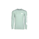Costa M Long Sleeve Men's Crew Neck Mint Technical Crew Tee Shirt