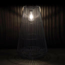 Exhart Black Plastic 21.5 in. H Lantern