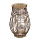 Exhart Tan Plastic 9.5 in. H Lantern
