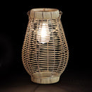 Exhart Tan Plastic 9.5 in. H Lantern