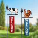 Exhart Assorted Metal 48 in. H Outdoor Garden Stake, Pack of 6