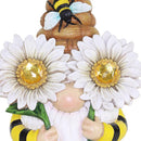Exhart Assorted Resin 11 in. H Beekeeper Gnome Solar Statue, Pack of 3
