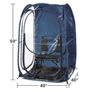 Weather Pod Under the Weather Polyester Chair Tent Pop-Up Tent 5 ft. H X 3 ft. W X 3 ft. L