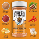 Dan-O's Outlaw Sweet & Tangy BBQ BBQ Seasoning 8.5 oz