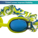 Aqua Swim Leisure Assorted Fabric/Mesh Freestyle Goggles