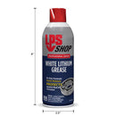 LPS White Lithium Grease 10 oz, Pack of 12