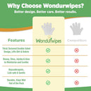 Wondurdog Wondurwipes White Unscented All Pets Glove Wipes 1.5 oz 1 pk