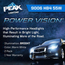 Peak Power Vision Halogen Forward Lighting Automotive Bulb 9006