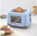 2-Slice Clear View Toaster - Blue Sky
