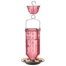 Nature's Way Hummingbird 23 oz Glass/Metal/Plastic Bird Feeder with Ant Moat 6 ports