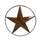 Creative Decor Brown Metal 30 in. H Tin Ring Star Wall Hanging Decor