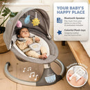 Nova Motorized Infant Baby Swing - Gray